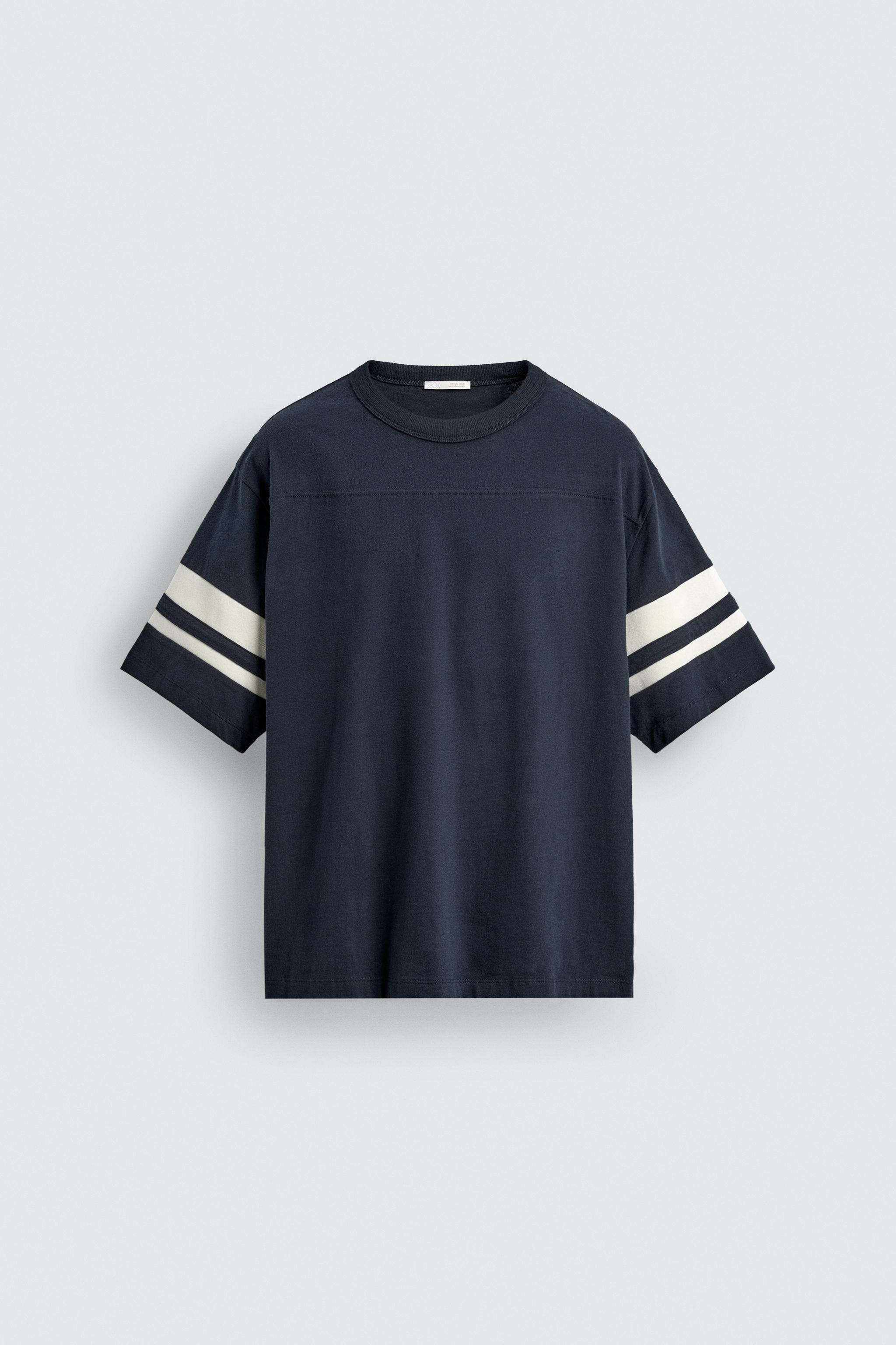 T-SHIRT RELAXED FIT À BANDES